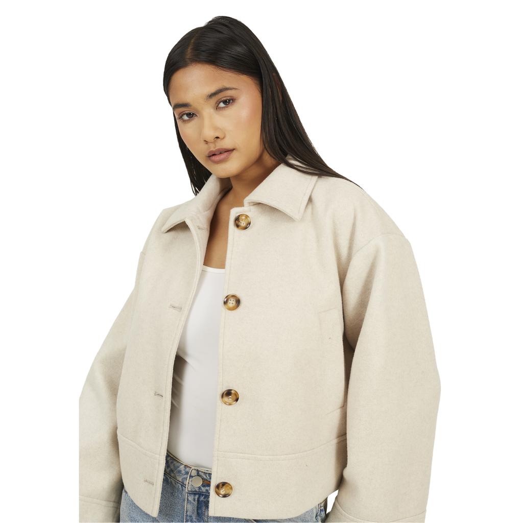 Brave Soul Womens/Ladies Bonded Jacket