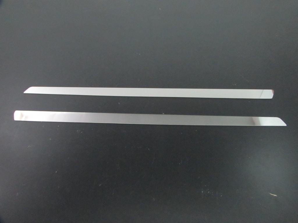 BRIGHTZ Finish Stainless Steel Plated Slide Rail Panels for Toyota Elgrand E52 Ultra-Mirror (2-Piece Set) (SLI-PAN-007) (Product Code 5590)