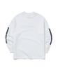 BORN CHAMPS Champs Italic Logo Long Sleeve B22Ft03Wh