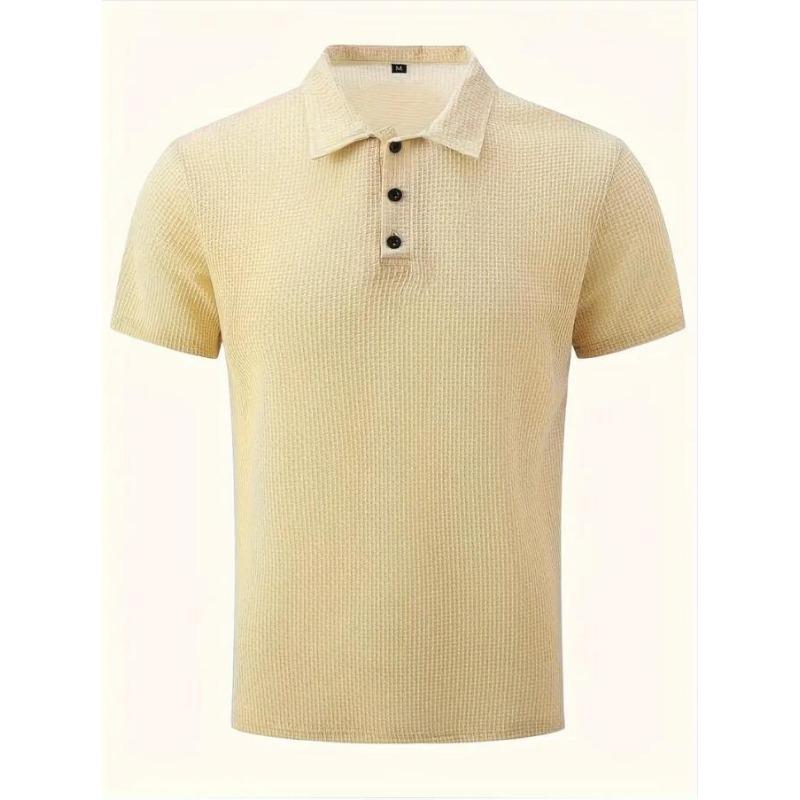 Summer Men's Polo Shirt Is Comfortable, Soft, Breathable, Skin-friendly and Casual