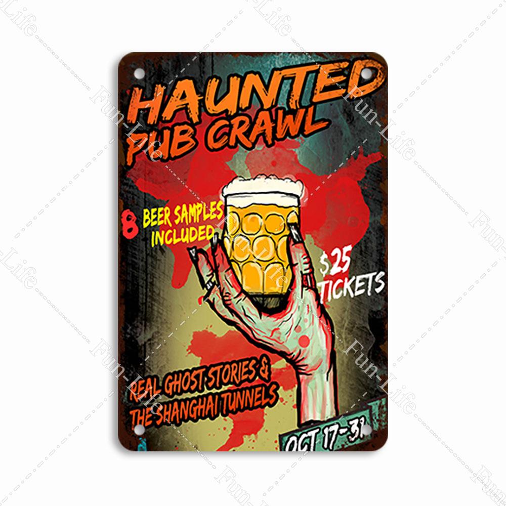 Bier Vintage Schönheit Metall Bar Pub Cafe Shop Wanddekoration Männer Blechschild Kunst Poster Home Decor Eisenplatte 20x30 cm