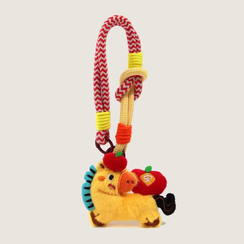 Digaren Auspicious Plush Pony Keychain