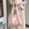 Elegant Simple Shoulder Bag Luxury Underarm Shopping Bag Fashion Design Satin Silk Tote Bag  Girls