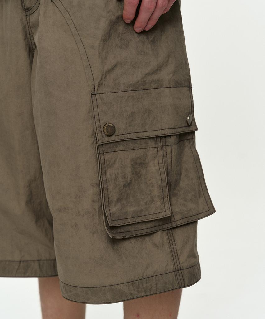 ADSB ANDERSSON BELL Carpenter Cargo Shorts Apa866M(Khaki Brown)