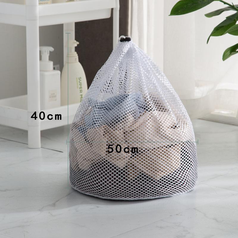 Stor størrelse Stor Vasketøy Veske Mesh Organizer Net Skitne BH Sokker Undertøy Sko Oppbevaring Vaskemaskin Deksel Klær