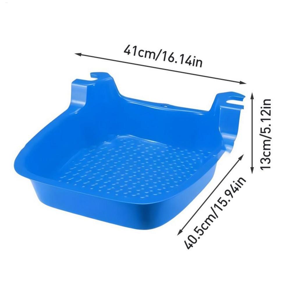 

Foot Bath Basin Swimming Pool Foot Soaking Wash Basin Tub Portable Anti-Slip Tubs Buckets for Shower Deck Beach Adults Elderly синій