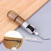 Leathercraft Lock Stitch Sewing Awl Thread Needles Stitch Leather Fabric Grocery O27 17 Dropshipping