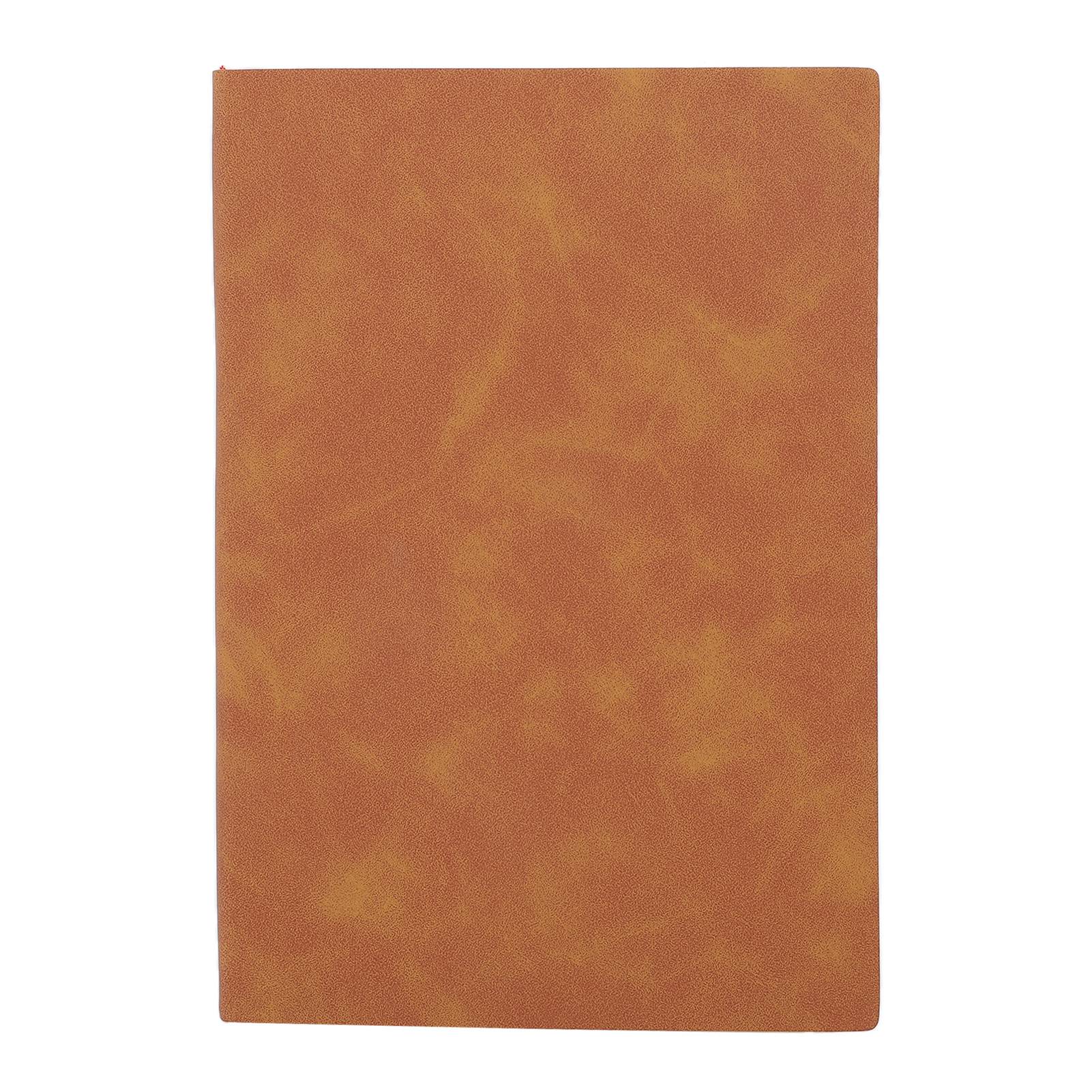 

100 Sheet Notebook PU Leather A5 Lined Notebook Portable Lightweight Journal Notebook for Note коричневий