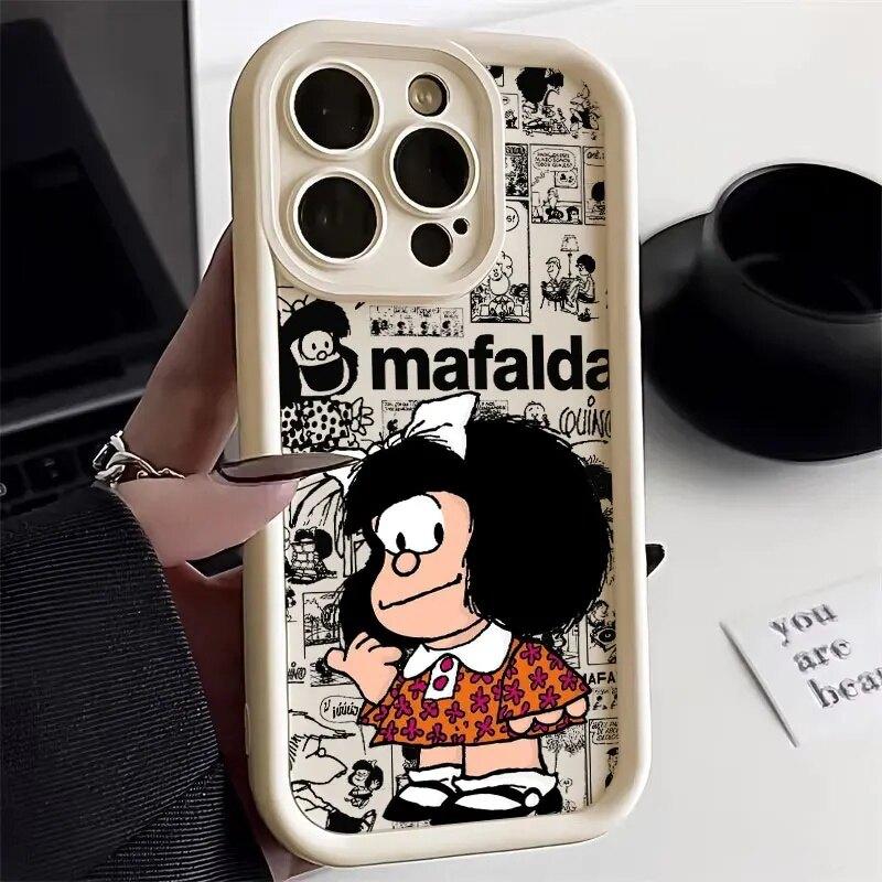 Phone Case For Huawei Honor 600 400 Lite Pro 90 200 Lite X9D X8C X8D X8A X6A X6B X7A X7B X7D PRO 5G Cartoon Mafalda Cover