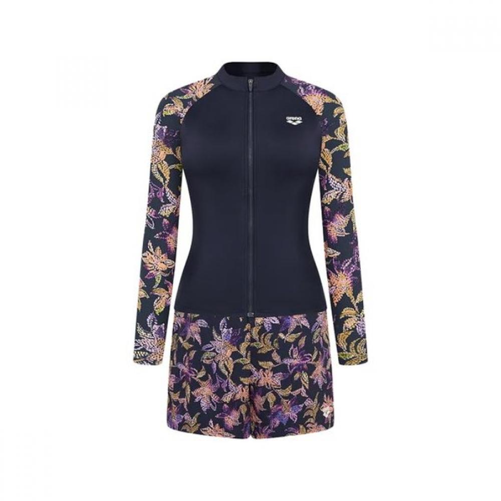 Arena Женский набор рашгардов с молнией Flora Regular Fit a6bl1pS04 Nvy navy/95