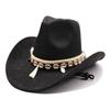 Cowboy Hat With Chain And Starry Sky Compass For Western Style Men And Women