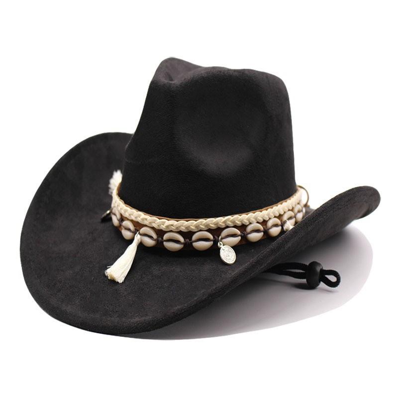 Cowboy Hat With Chain And Starry Sky Compass For Western Style Men And Women