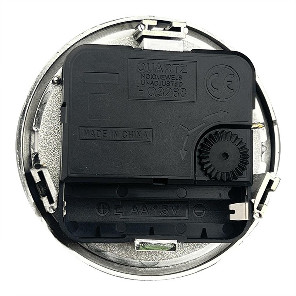 80mm Round Quartzs Clock Insert Replacement Miniature Movement Arabic Numerals White Dials Clock Head for DIY Projects