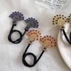Pearl Peacock High-End Headbands Updo For Women Girls Party Meatball Head Hair Accessories