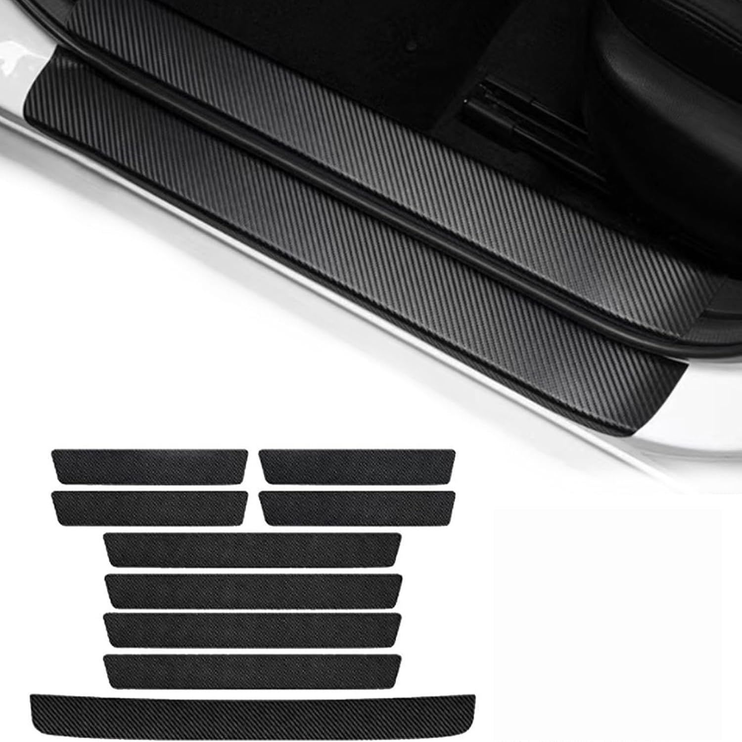 

Scuff Plates, Toyota Prius 60 Series, Compatible with Prius PHEV (2023 - Current), Side чёрный