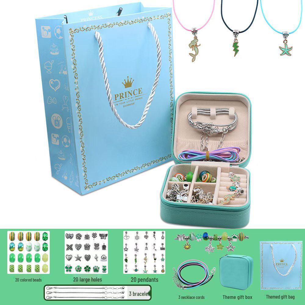 Unicorn Pink Crystal Beaded Bracelet DIY Kit for Kids