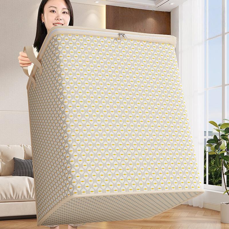Extra Large Storage Bag - Multifunctional Bedding, Clothing, and Underwear Storage Bag with Zipper, Under Bed Storage Bag