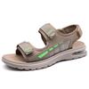 Summer New Designer Beach Air Cushion Shoes For Men Garden Casual Leather Sandals Male Mix Color Platform Sandals