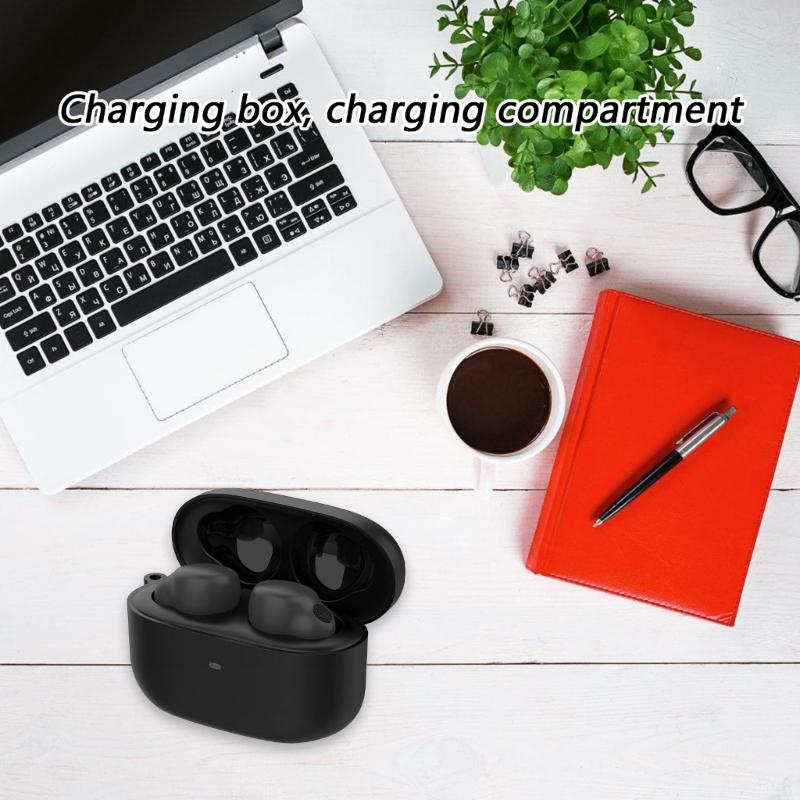 Earbuds Charging Case Featuring Wireless Charging Technology Scratch Resistant Construction Suitable for In Ear Devices