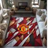 Tappeto in Flanella Stampato Manchester United Antiscivolo Morbido Poliestere Tappeto per Pavimento Tappetino Decorativo per Interni per Camera da Letto Soggiorno Divano