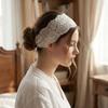 Floral Elastic Hair Band Adjustable Sport Headscarf Hair Hoop Wide Headband  Party