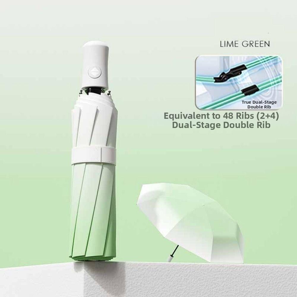 Strong Windproof Automatic Umbrella 48Bone Reinforced Sunproof  Brolly Folding Umbrella  Sunshade