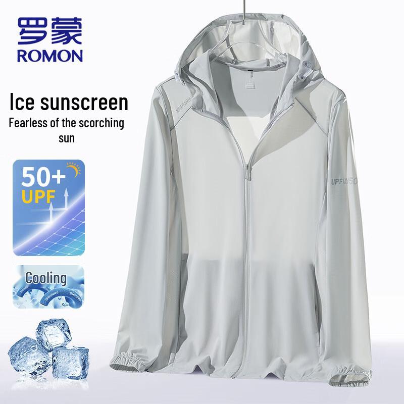 Romon Men's UPF50+ Ice Silk Sun Protection Jacket