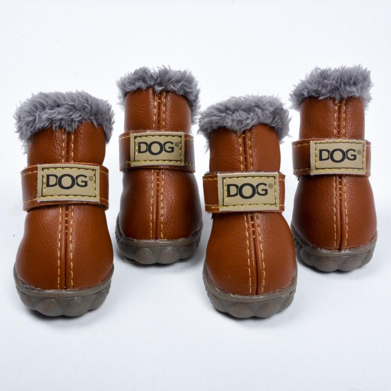 Haustierschuhe, verdickte Schneestiefel für Hunde zum Warmhalten, Teddy Herbst- und Winterschuhe, VIP-Schuhe