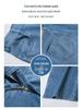 Women's Summer Tencel Cropped Jeans: 2025 Slimming, Loose Fit, Elastic Waist, Straight Leg Pants