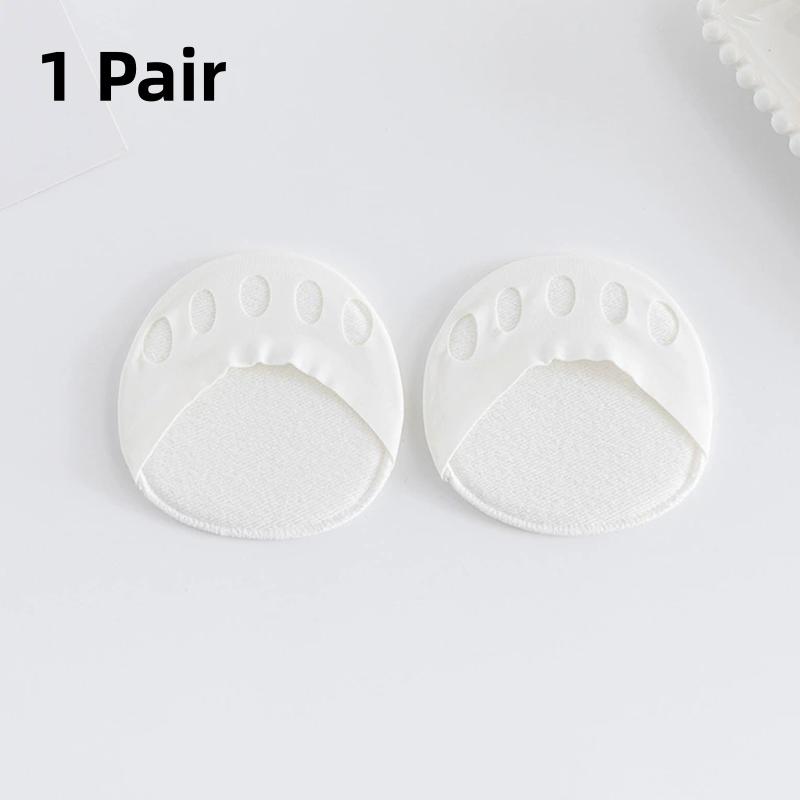 Five Toes Forefoot Pads for Women High Heels Half Insoles Foot Pain Care Absorbs Shock Socks Toe Pad Massaging Toe Pad