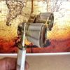 Brass Binoculars, Opera Glasses Mother of Pearls Design, Adjustable Focus and Handle