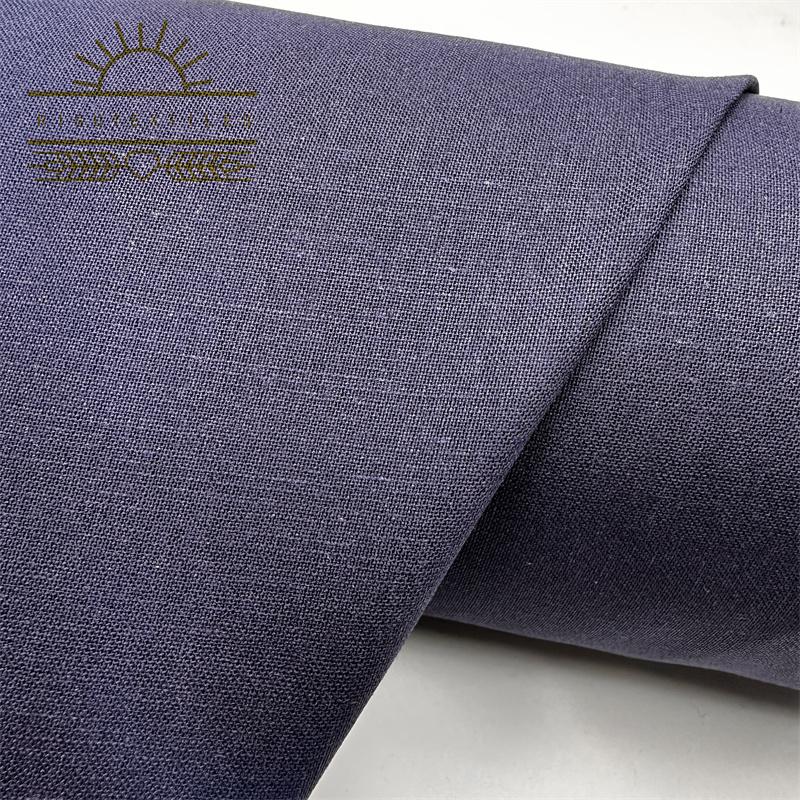 EcoFriendly Blended Linen Cotton Fabric for Garments and Home Textiles