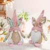 Easter Bunny & Rudolph Gnome Decor – Faceless Doll Ornaments for Festive Celebrations