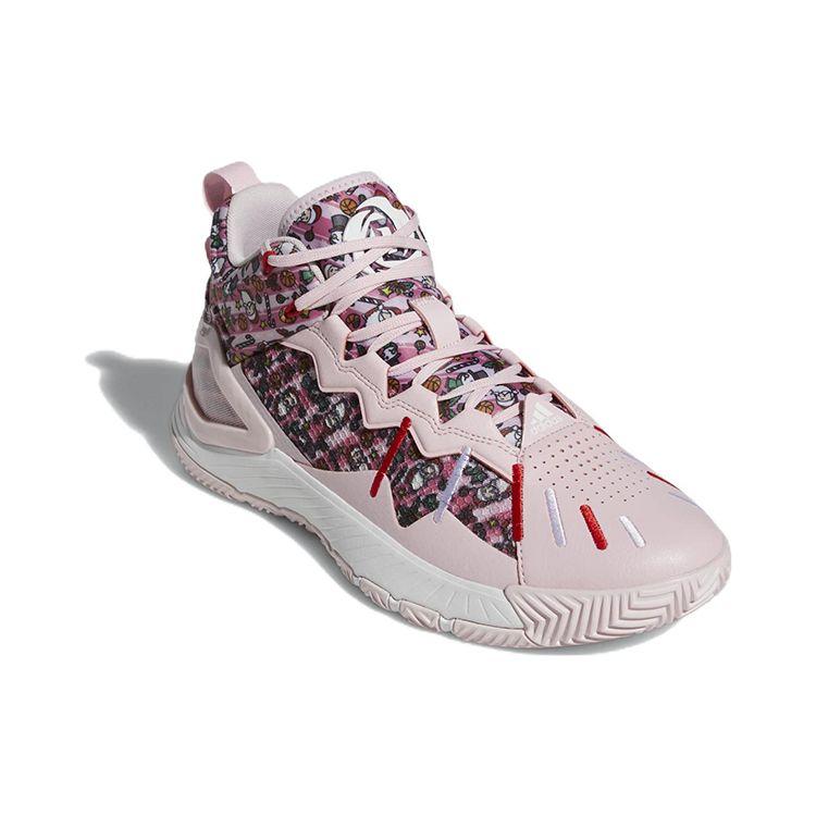 Adidas D Rose Son of Chi Christmas - Clear Pink Men Sneakers Rose-Tone Cloud-White GW3839