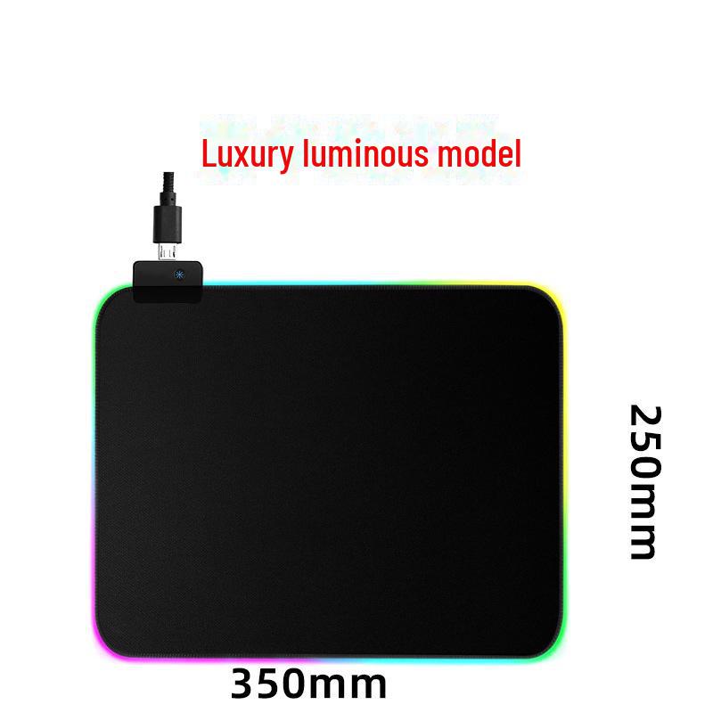 

Игровой коврик для мальчиков с RGB-подсветкой – симпатичный, большой коврик для мыши и клавиатуры для офиса и дома 350*250