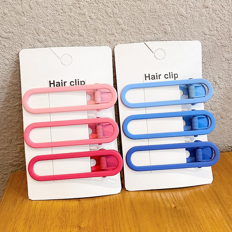 

3Pcs/Set New Women Vintage Frosted Geometry Ornamentr Hair Clips Adult Lovely Hairpins Female Hair Accessories жёлтый