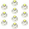 WLJH 10x Ice Blue T4.2 Neo Wedge Led 3030 Chip 10mm Base Car trument Cluster Led Bulb Dashboard Gauge Bulb HVAC AC Heater Climate Control Lamps
