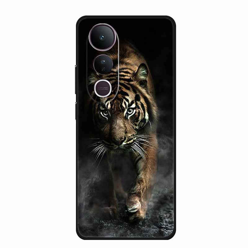For Vivo V50 Lite 4G 5G Case V 50 lite Coque Popular Black Silicone Soft Back Cover For Vivo Y400 4G 5G Phone Case Cover Y 400