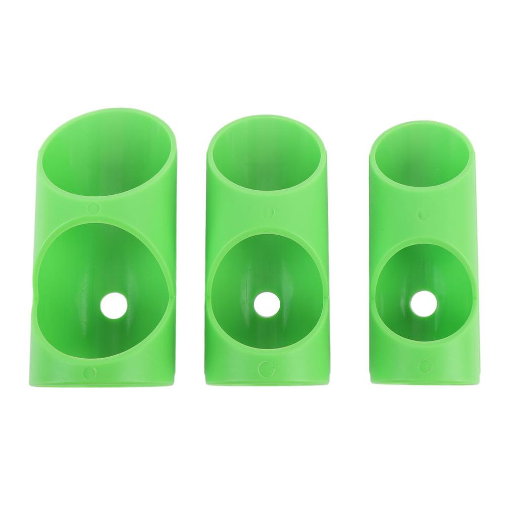 3PCS Foam Pipe Cutter Tool ABS Pipe Insulation Cutting Guide Fixture Precise Alignment for Home Industry Green