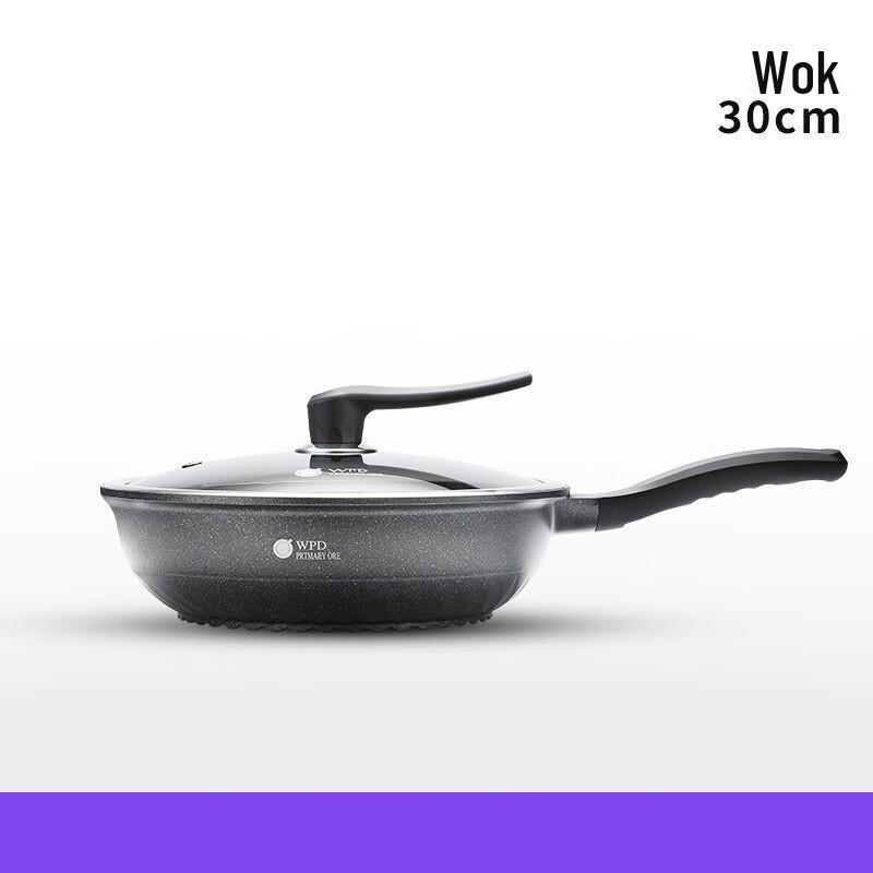Yoshida Takumi 30cm Refined Iron Flat Bottom Wok