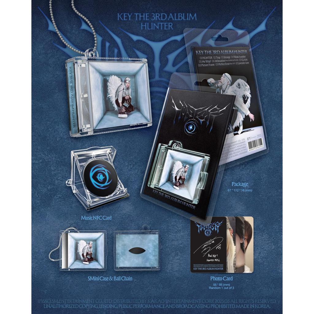 (SMini Ver.) KEY (SHINee) [HUNTER] 3rd Full Album (12th Aug.2025)