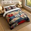 Adventure Journey Theme Personalized 3Pcs Bedding Set Custom Text & Name 1 Sheet 2 Pillowcases Household Bedding 1pc