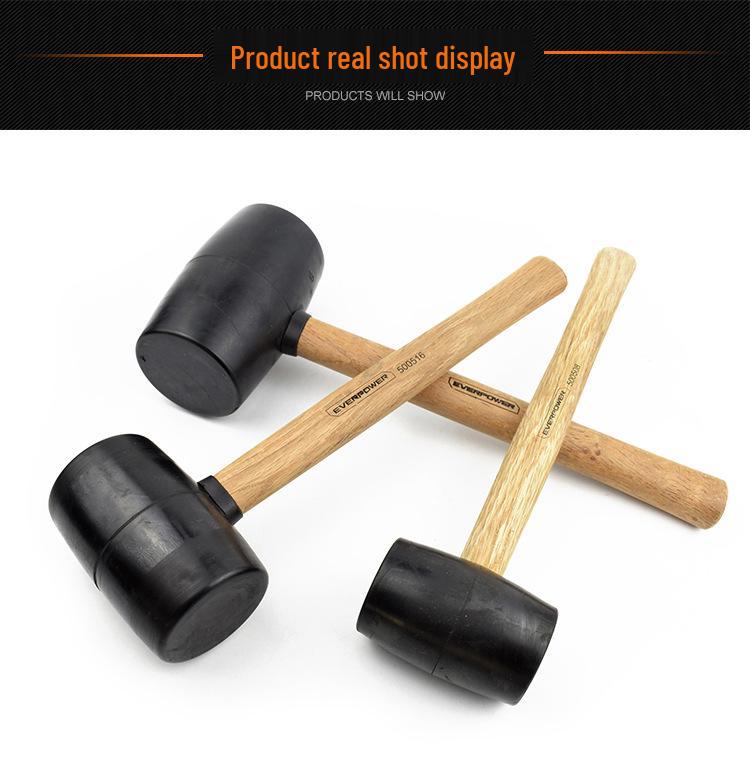 AI Weibor Rubber Hammer with Wooden Handle (500508-500524)
