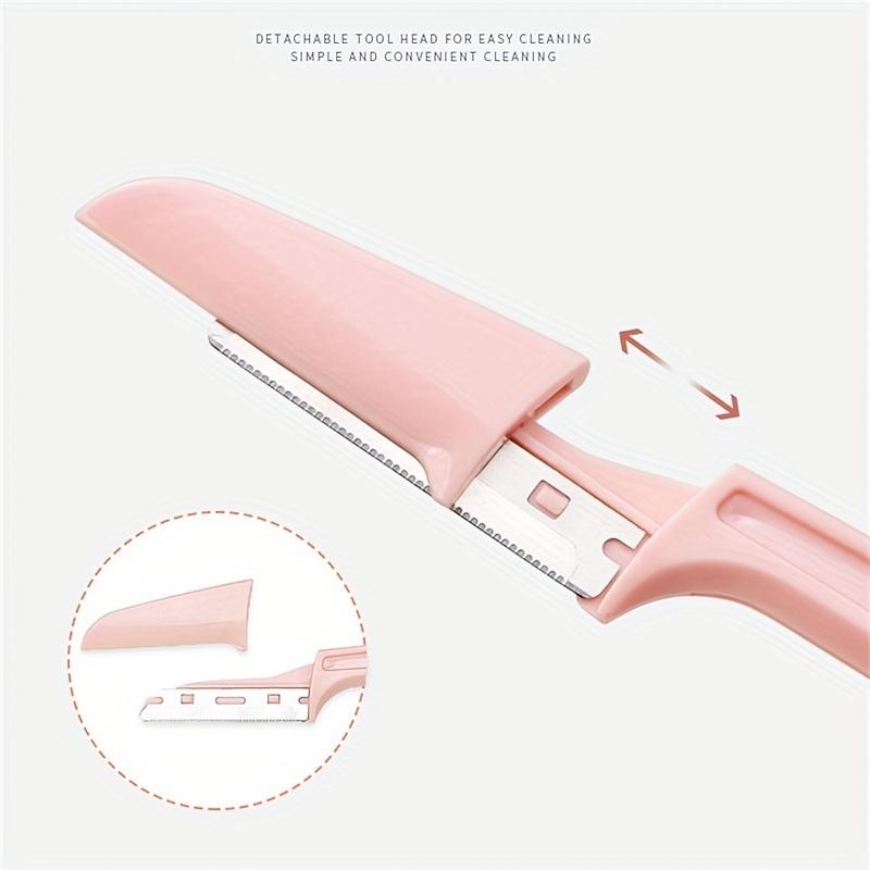 3Pcs Eyebrow Trimmer Facial Epilators for Women Pocketknife Eyebrow Profiler Hair Remover for Ladies Face Eyebrow Shape Shaver