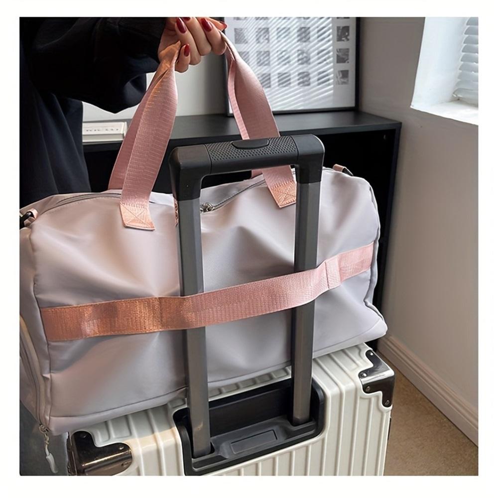 Hochwertige Reisetasche mit großem Fassungsvermögen  Polyester  Verstellbarer Schultergurt, Mehrere Taschen, Sicherer Reißverschluss  Reisen, Sport, Fitnessstudio