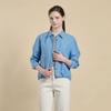 BCBG Two Pocket Linen Shirt Style Blouse B6m4b426
