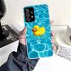 Rubber Ducks Swimming Pool For Samsung Galaxy A52S A42 A32 A22 A12 A02S A51 A50S Phone Case A41 A31 A21S A30S A20S A20E A70 A71