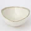Mino Ware shirokaratsu White Karatsu Irregular Bowl (Medium) K72064