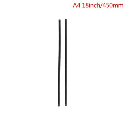 Bandes de recharge de balai d'essuie-glace de pare-brise en caoutchouc souple de voiture, 2 pièces, 6Mm 14-22''