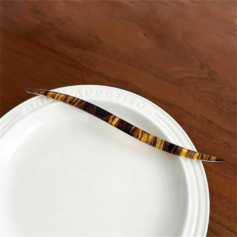 Acetate Hair Stick For Secure Bun Updos Classical Design Hairpin For Women Daily Use And Special Occasion Dressingup